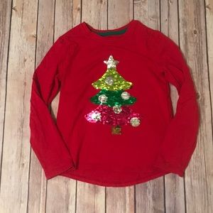 Christmas Sequin flip shirt